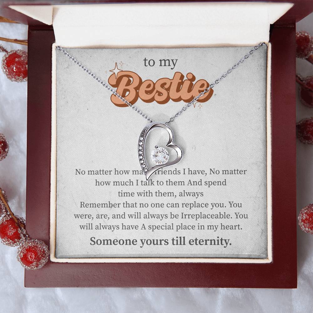 Forever Love Necklace for Bestie, Best Friends Gift