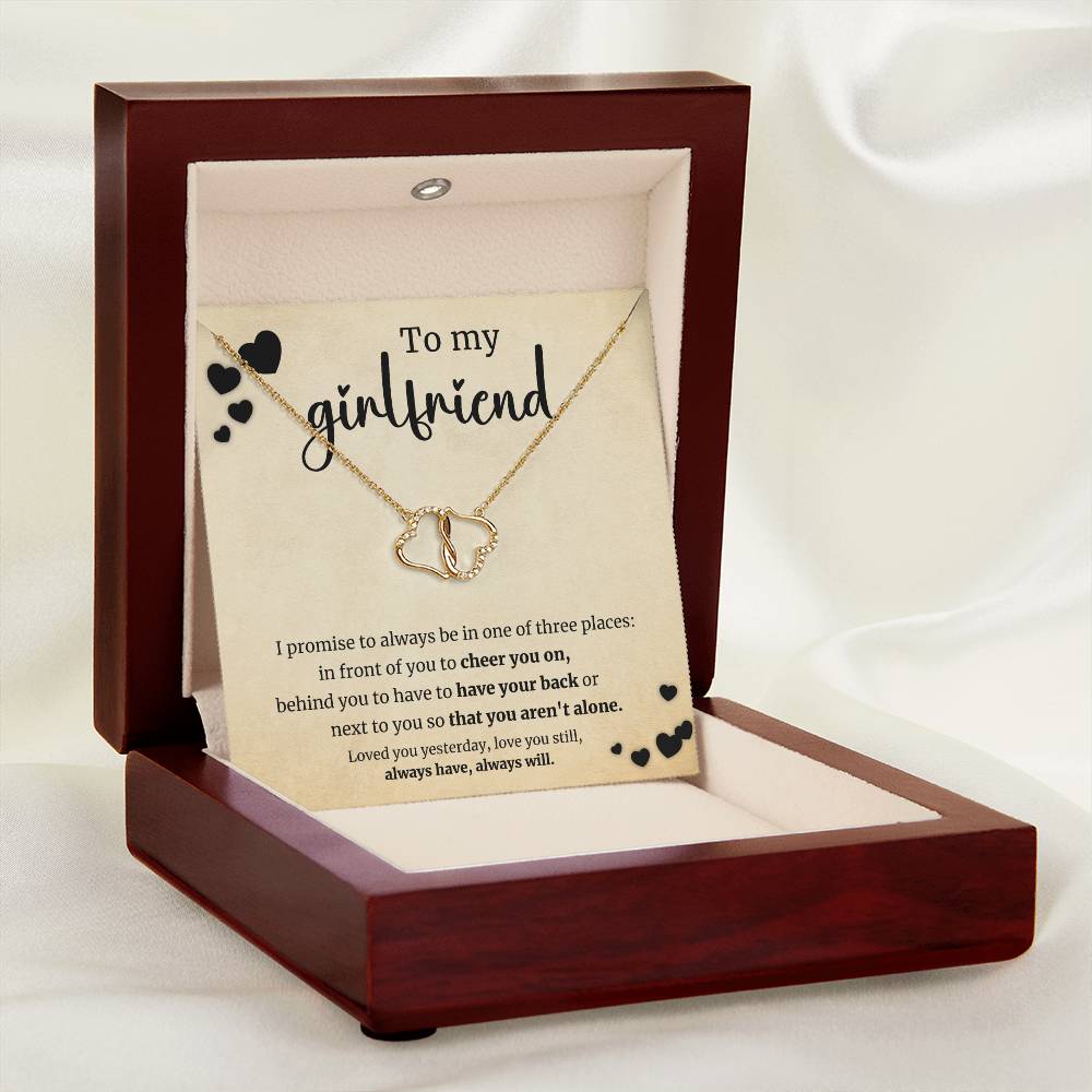 Everlasting Love Necklace for Girlfriend Birthday Anniversary Gift