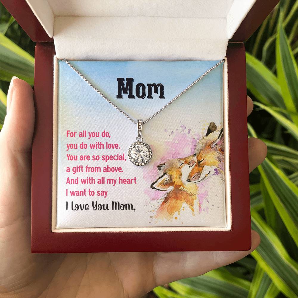 Eternal Hope Necklace for Mom from Daughter & Son