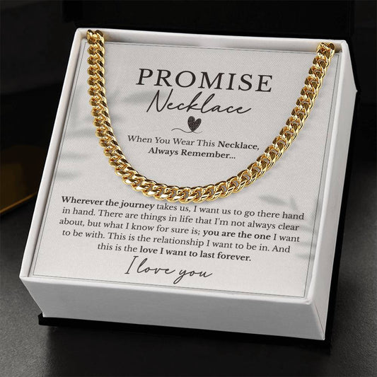 Promise Necklace For Him, Gift For Boyfriend, Guy Valentine Gift, Boyfriend Birthday Gift, Promise Gifts For Him, Boyfriend Promise Necklace 