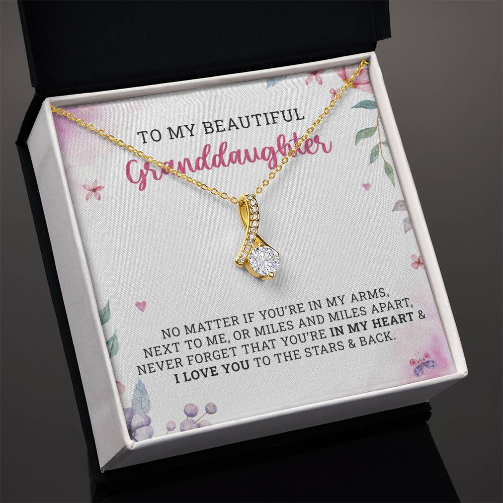 Granddaughter Alluring Beauty Necklace | Granddaughter Birthday Gift