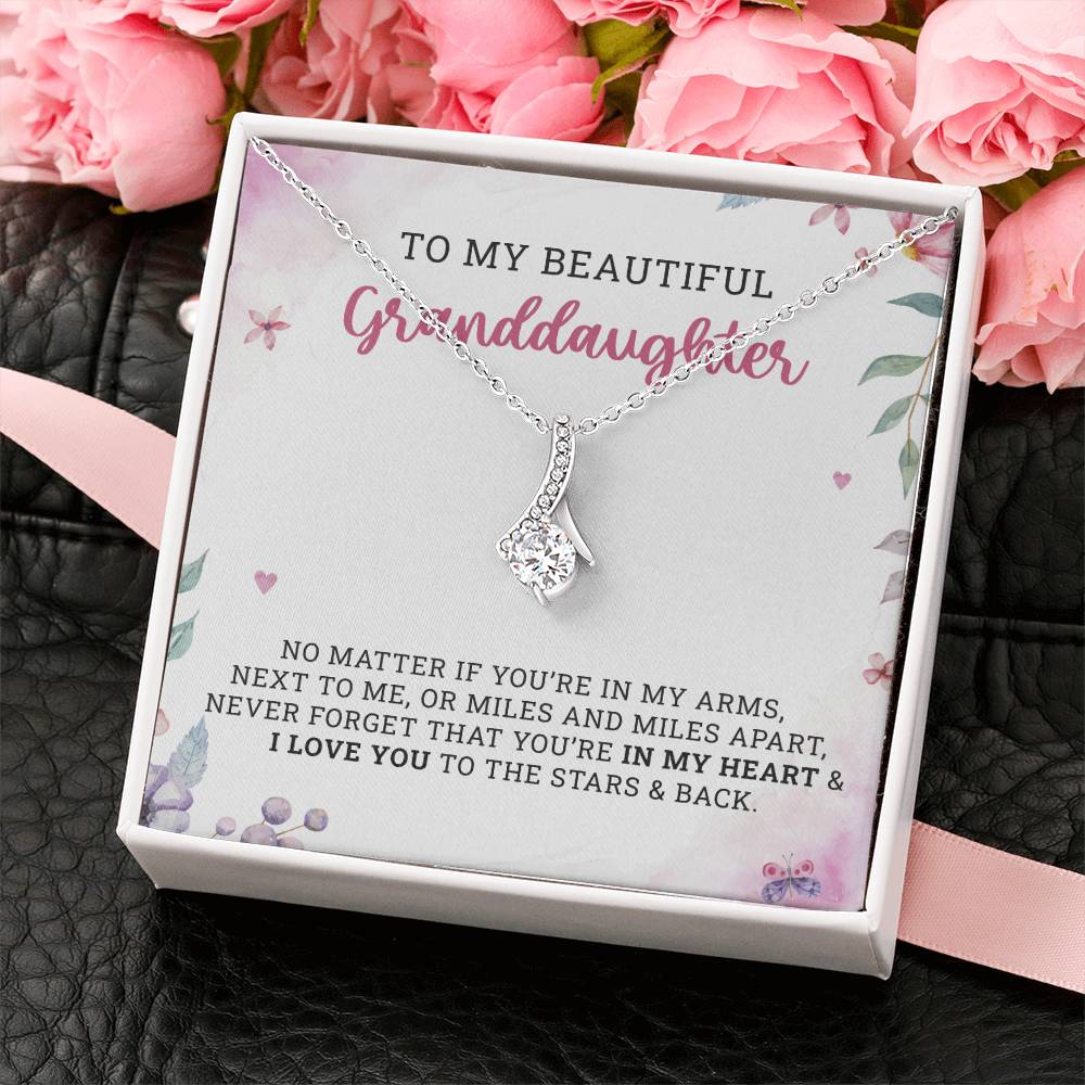 Granddaughter Alluring Beauty Necklace | Granddaughter Birthday Gift