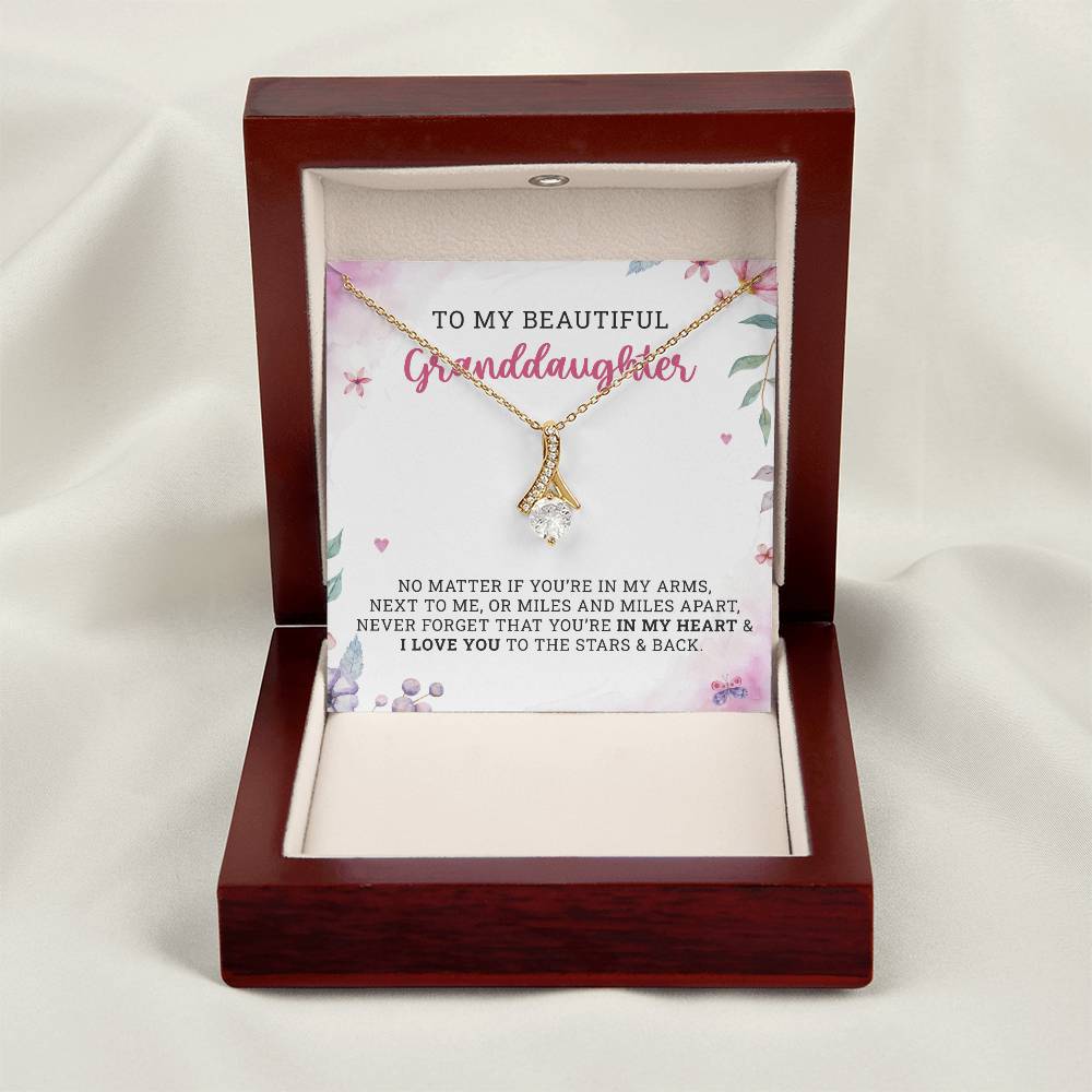 Granddaughter Alluring Beauty Necklace | Granddaughter Birthday Gift