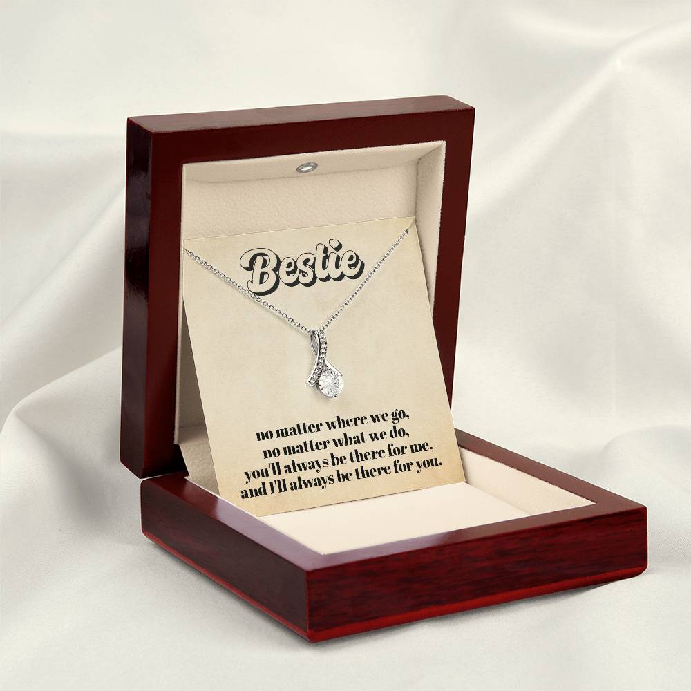 Besties Necklace For Women, Best Friend Gift