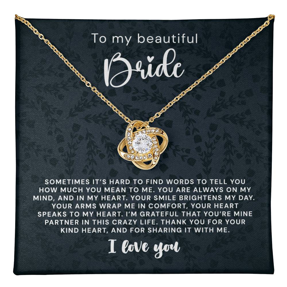 Bride Necklace Bride Wedding Necklace, Gift For Bride