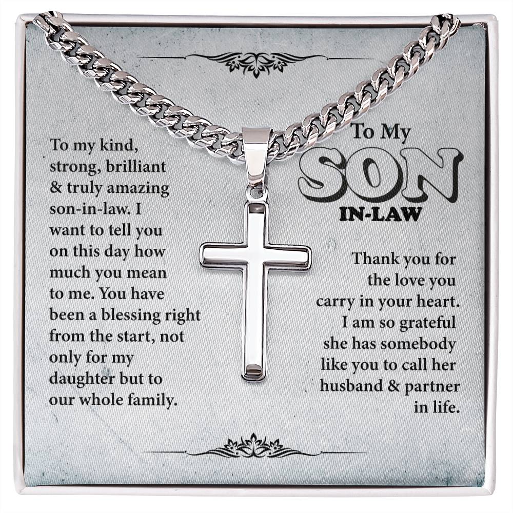 Artisan Cross Necklaces Gifts for Son in Law