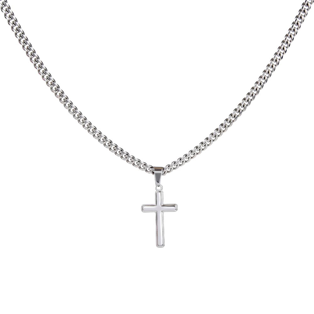 Little Brother Cross Necklace from Sister