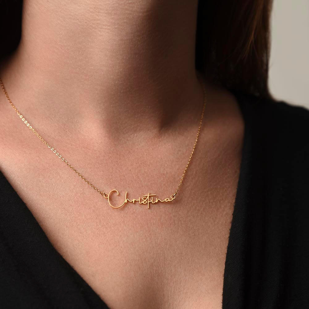 Custom Name Necklace for Daughter, Girls