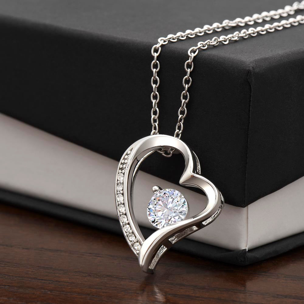 To my Daughter Forever Love Necklace From Mom