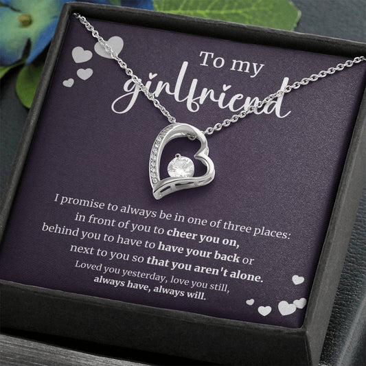 Forever Love Necklace for Girlfriend, Unique Gift Ideas